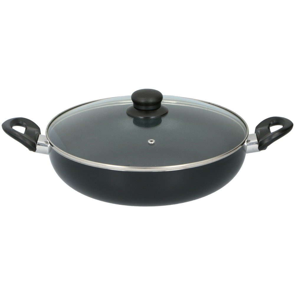 Τηγάνι με Γυάλινο Καπάκι D28cm ALPINA