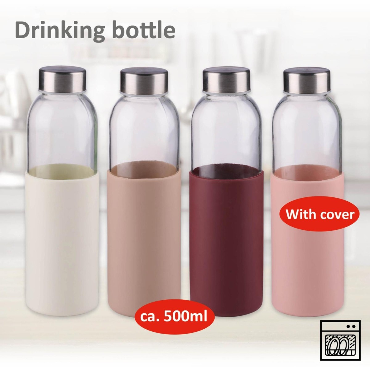 Μπουκάλι Νερού 500ml 4 Χρώματα