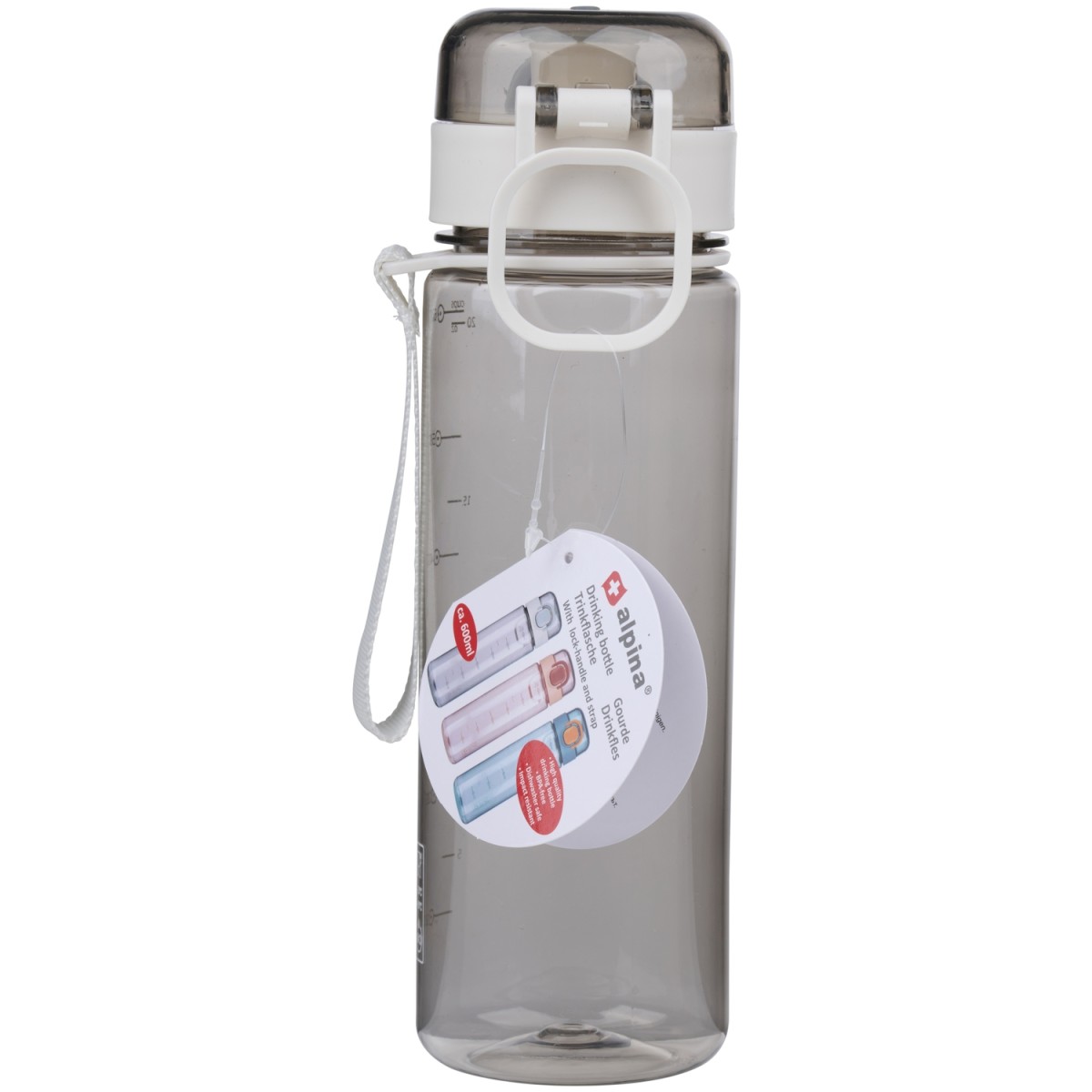 Μπουκάλι Νερού 600ml Πολύχρωμο ALPINA