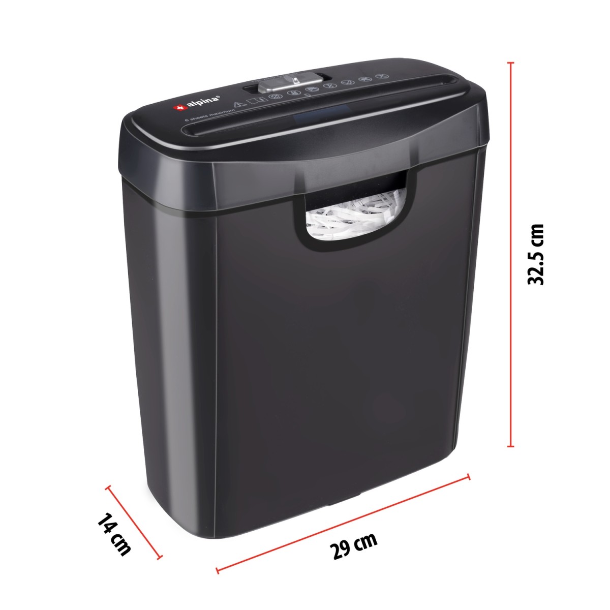 Καταστροφέας Εγγράφων 10L 190W ALPINA