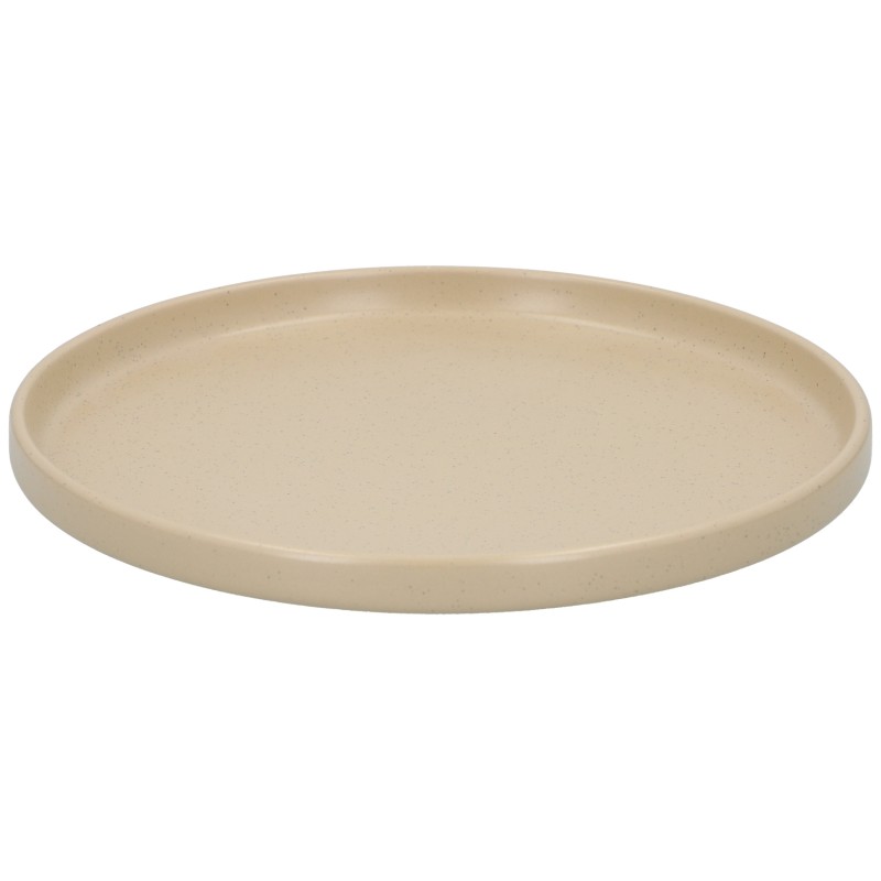 Πιάτο Δείπνου Stoneware Φ26.5cm Μπεζ
