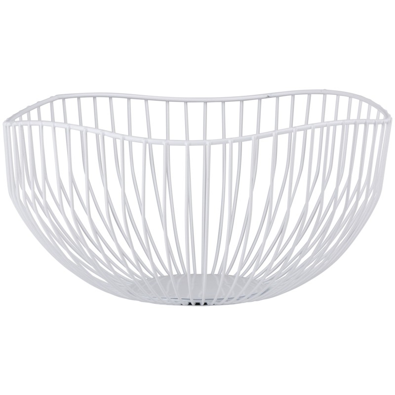 Καλάθι Φρούτων Μέταλλο Φ26x12.5cm Σε 2 Χρώματα ALPINA