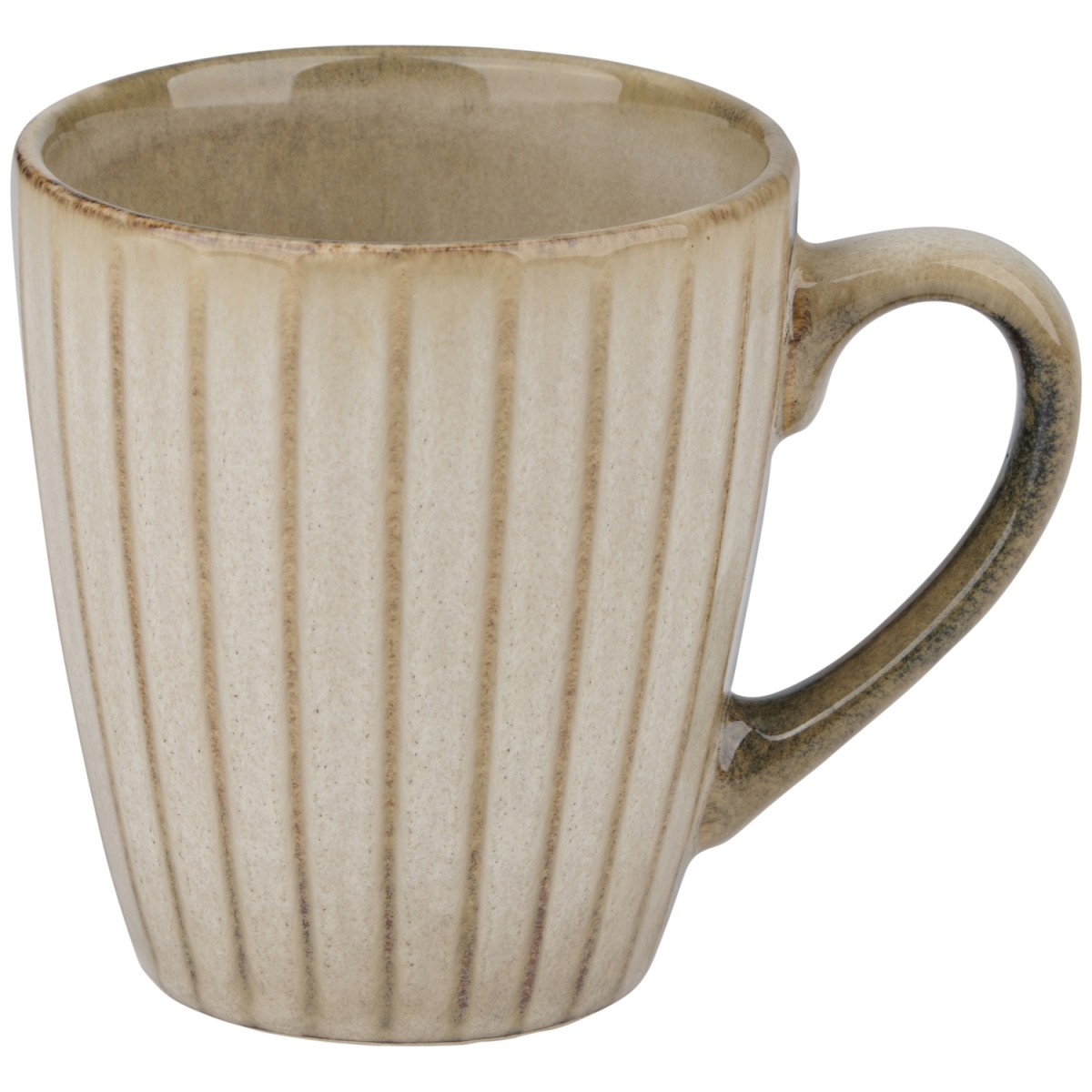 Κούπα Reactive Glaze Μπεζ Σε 4 Σχέδια