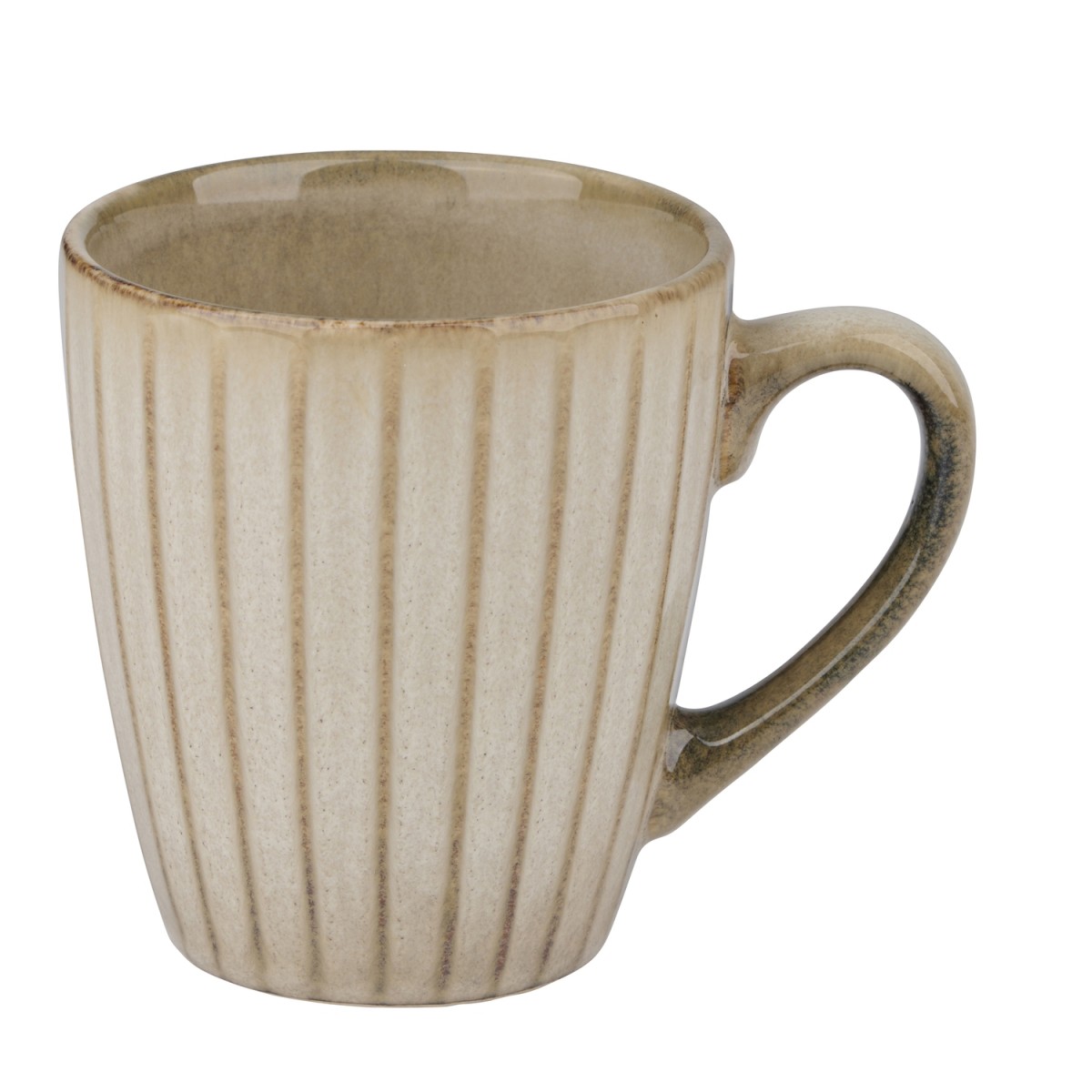 Κούπα Reactive Glaze Μπεζ Σε 4 Σχέδια