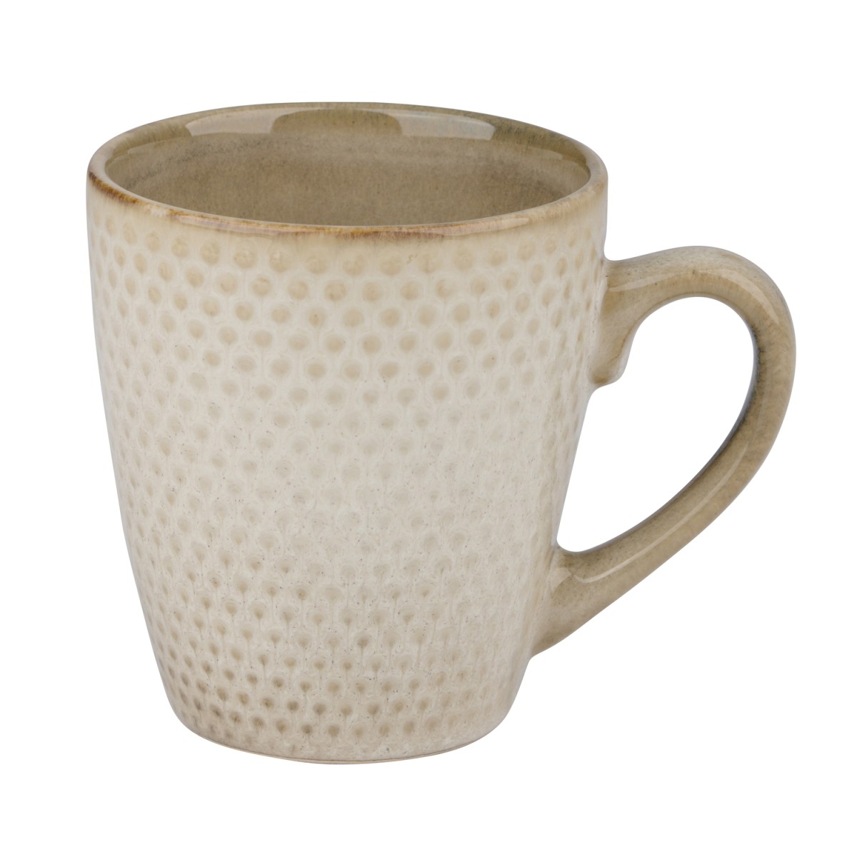 Κούπα Reactive Glaze Μπεζ Σε 4 Σχέδια