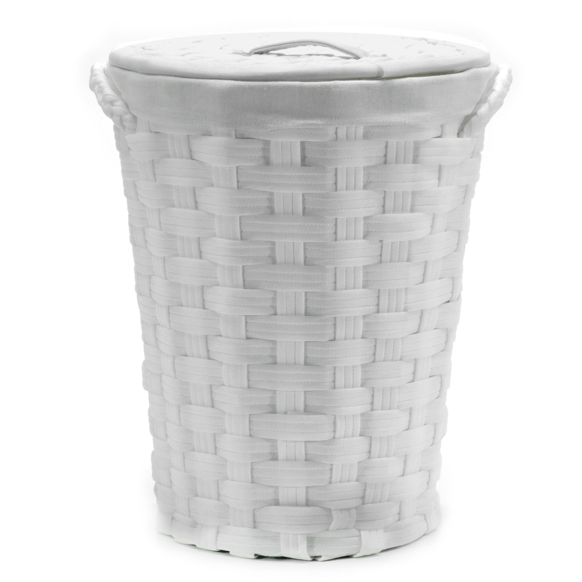 Καλάθι Απλύτων Λευκό Φ43cm