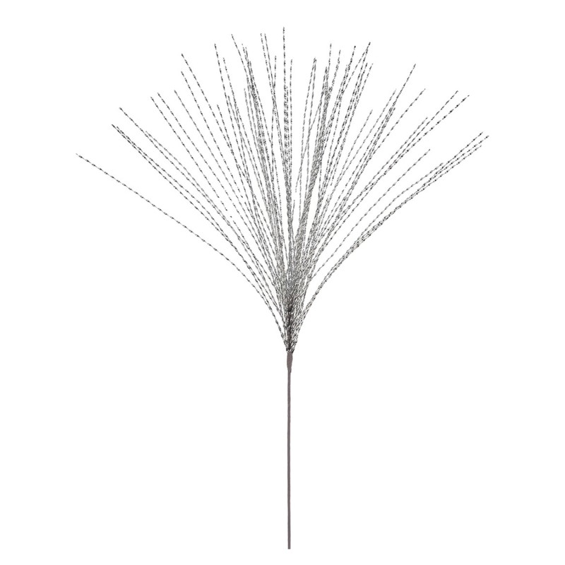 Χριστουγεννιάτικο Κλαδί Ασημί 80cm