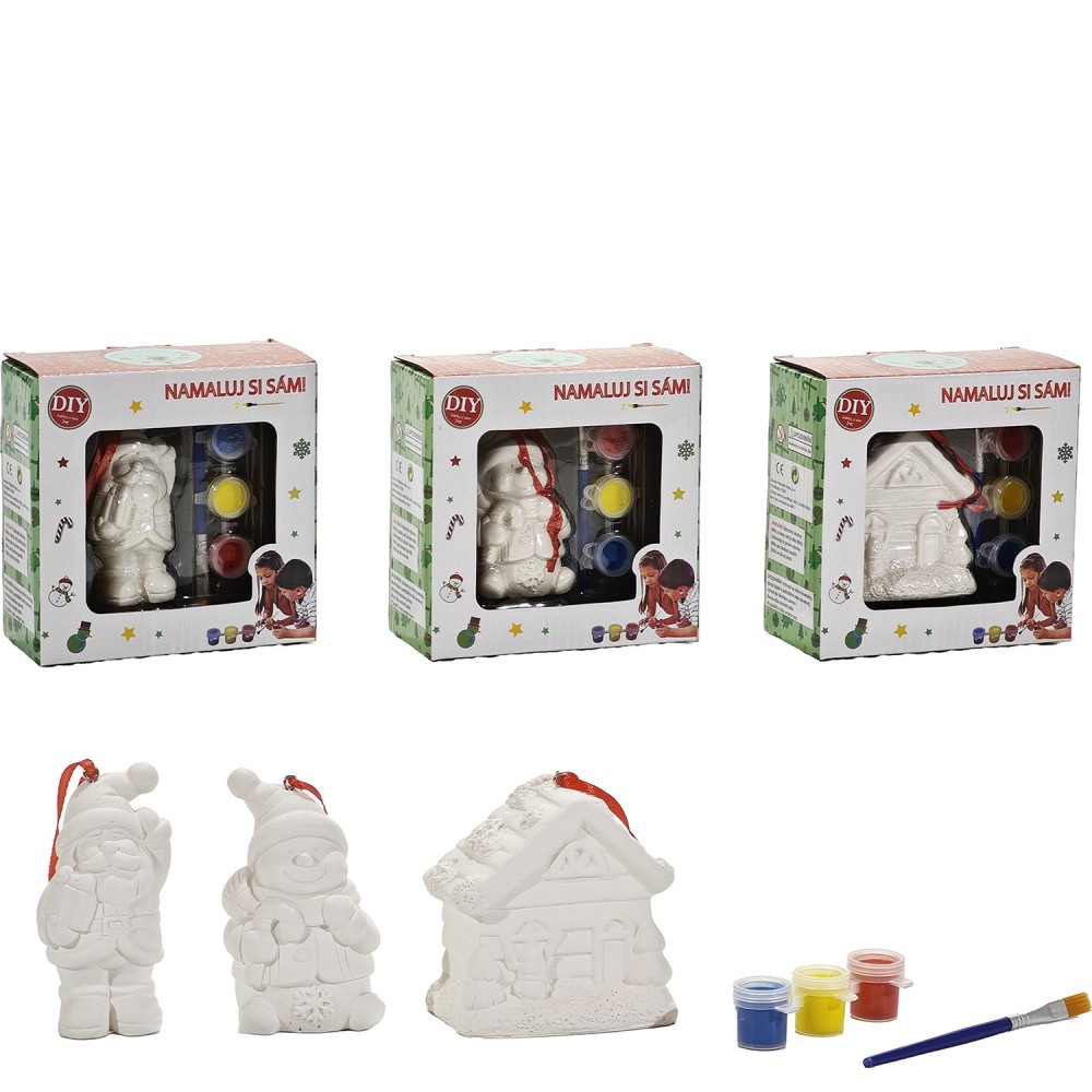 Χριστουγεννιάτικο Σετ Ζωγραφικής Με Χαρακτήρες 5Τμχ Σε 3 Σχέδια