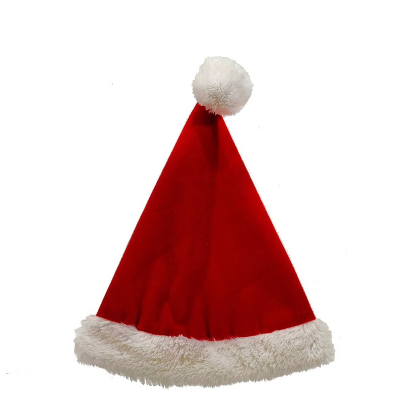 Χριστουγεννιάτικο Καπέλο Άγιου Βασίλη Κόκκινο 34cm