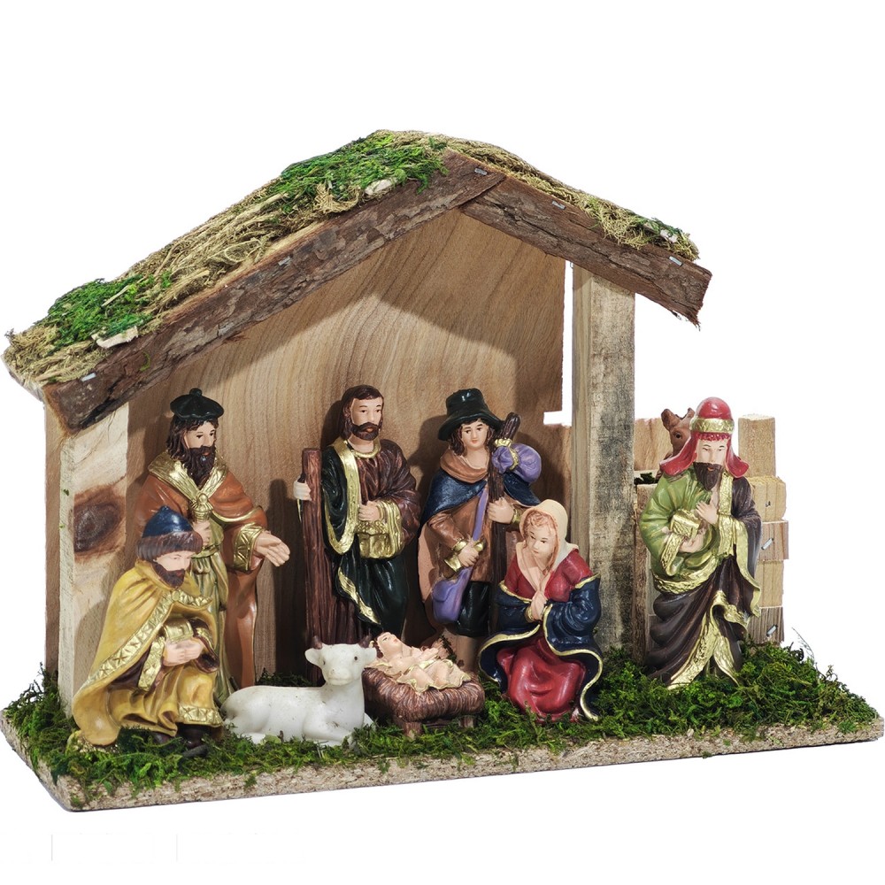 Χριστουγεννιάτικη Φάτνη 15x9x18cm
