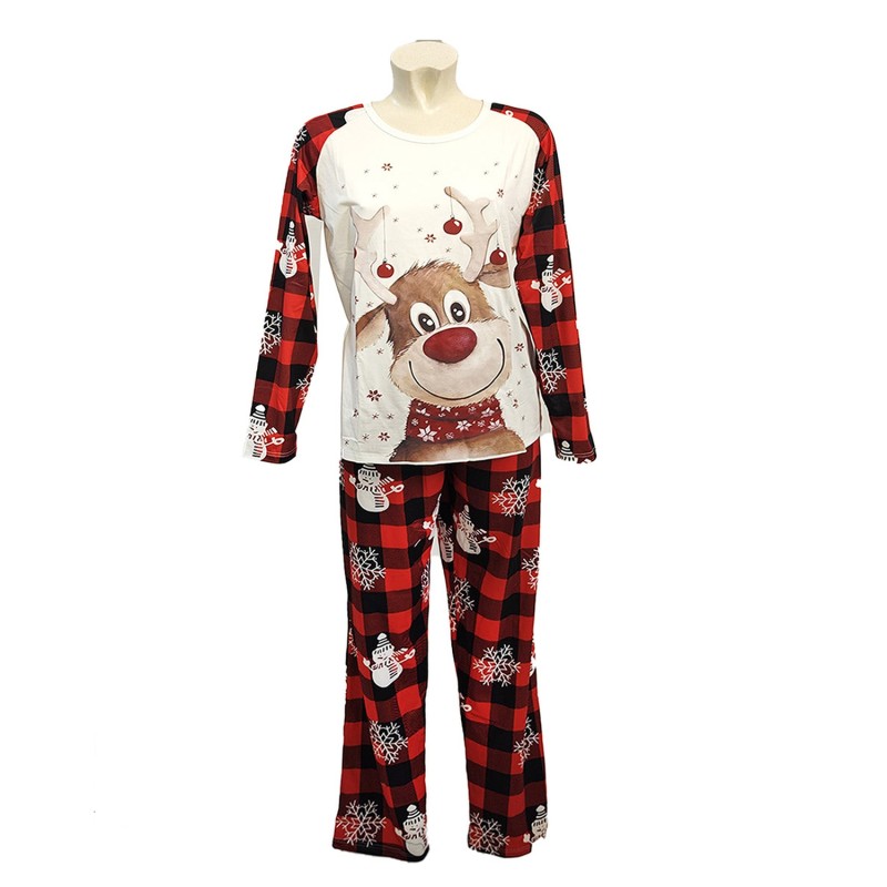 Γυναικείο Χριστουγεννιάτικο Πιτζάμα Σε 4 Μεγέθη