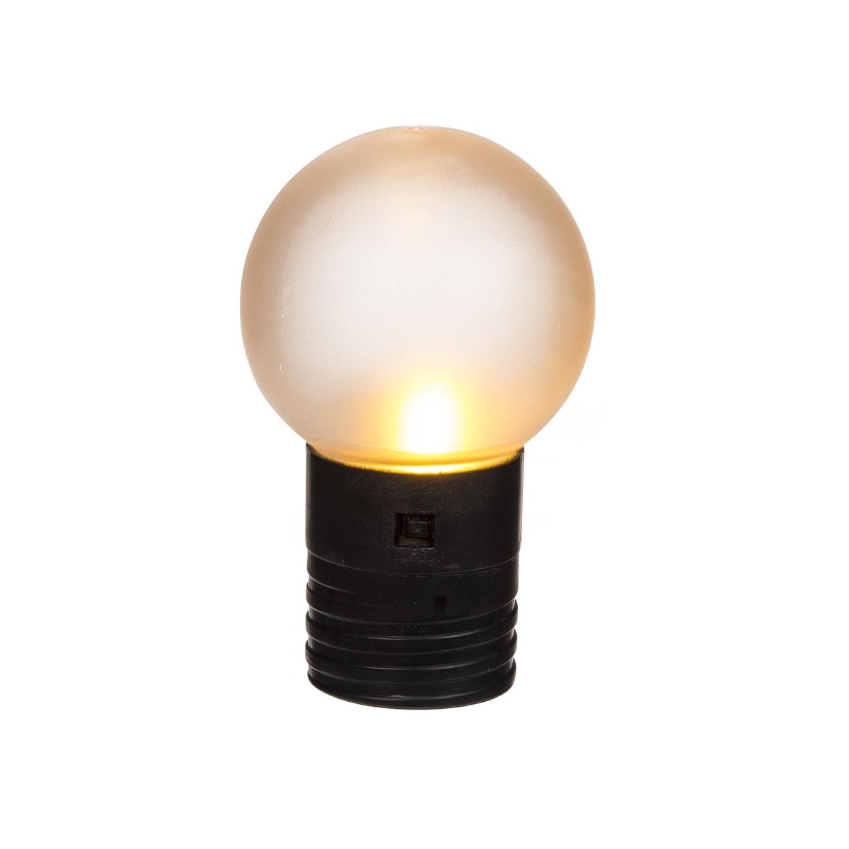 Μαγνήτης Με Στρογγυλή Λάμπα LED Με Θερμό Φως Πλαστικό 4.5cm Μπαταρίας