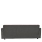 Καναπές Κρεβάτι ArteLibre AMETHYST Τριθέσιος Σκούρο Γκρι 214x78x78cm