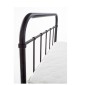 Κρεβάτι ArteLibre LIBERTY Μεταλλικό Sandy Black 209x124x93cm (Στρώμα 120x200cm)