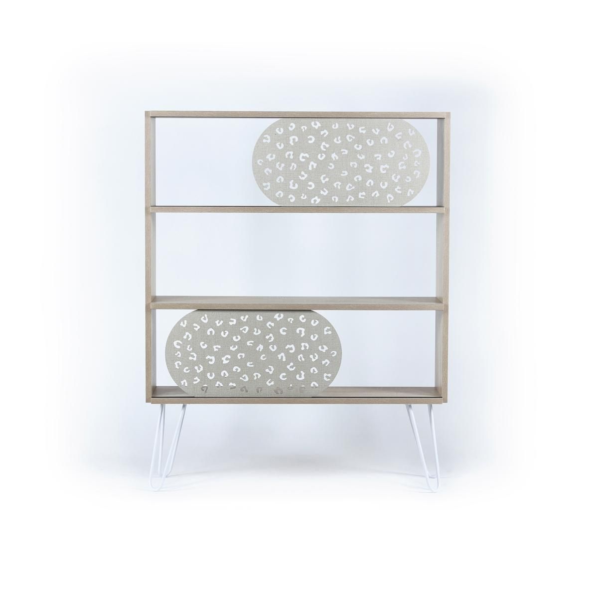 Βιβλιοθήκη ArteLibre ILLIA No 3 Δρυς/Λευκό 94x25x117cm