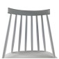 Σκαμπό Bar ArteLibre MARANTA Λευκό/Καρυδί PP/Μέταλλο 45x46x97cm