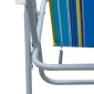 Καρέκλα Παραλίας ArteLibre Μέταλλο/Ύφασμα 63x45x81cm Σε Διάφορα Χρώματα