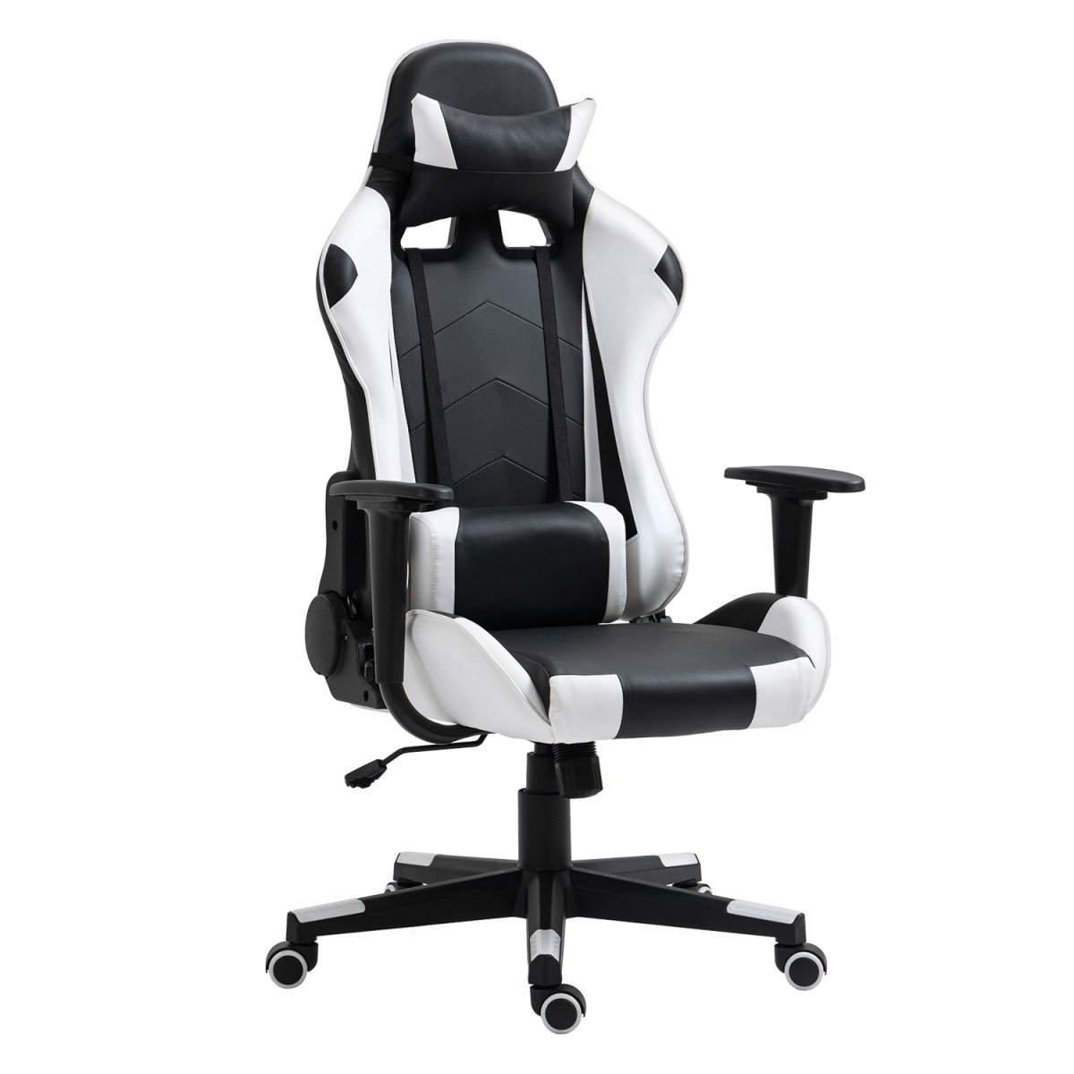Καρέκλα Γραφείου ArteLibre Gaming NAVAN Λευκό/Μαύρο PVC 68x53x122-131cm Καρέκλα Γραφείου ArteLibre Gaming NAVAN Λευκό/Μαύρο PVC 68x53x122-131cm