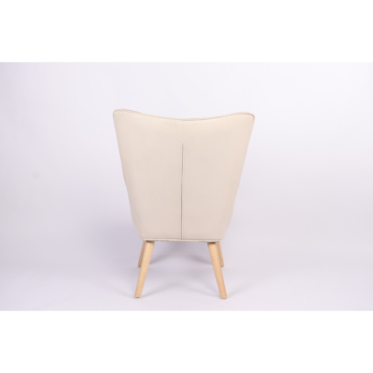 Πολυθρόνα ArteLibre BRIAR Μπορντό/Γκρι Patchwork Ύφασμα/Ξύλο 73x69x96cm