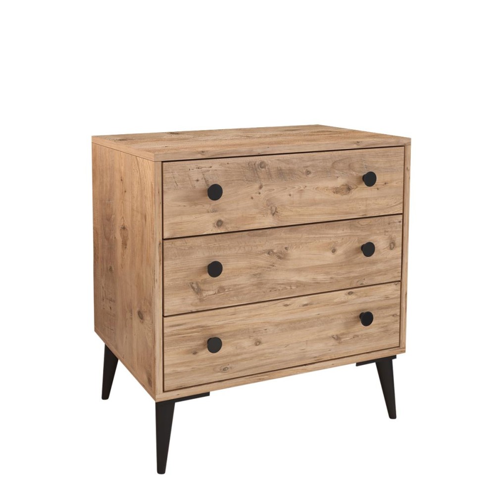 Συρταριέρα ArteLibre AMARI Δρυς Μοριοσανίδα 72x43x79cm