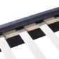 Κρεβάτι Μονό ArteLibre TULIP Σκούρο Γκρι Βελούδο 206x100x110cm (Στρώμα 90x190cm)