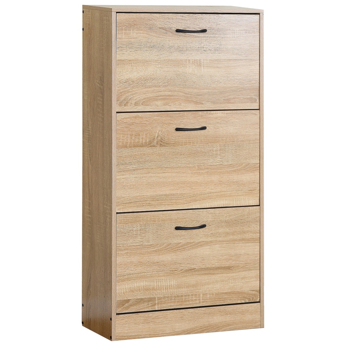 Παπουτσοθήκη ArteLibre BRANTLEY Δρυς Μοριοσανίδα 60x24x116cm