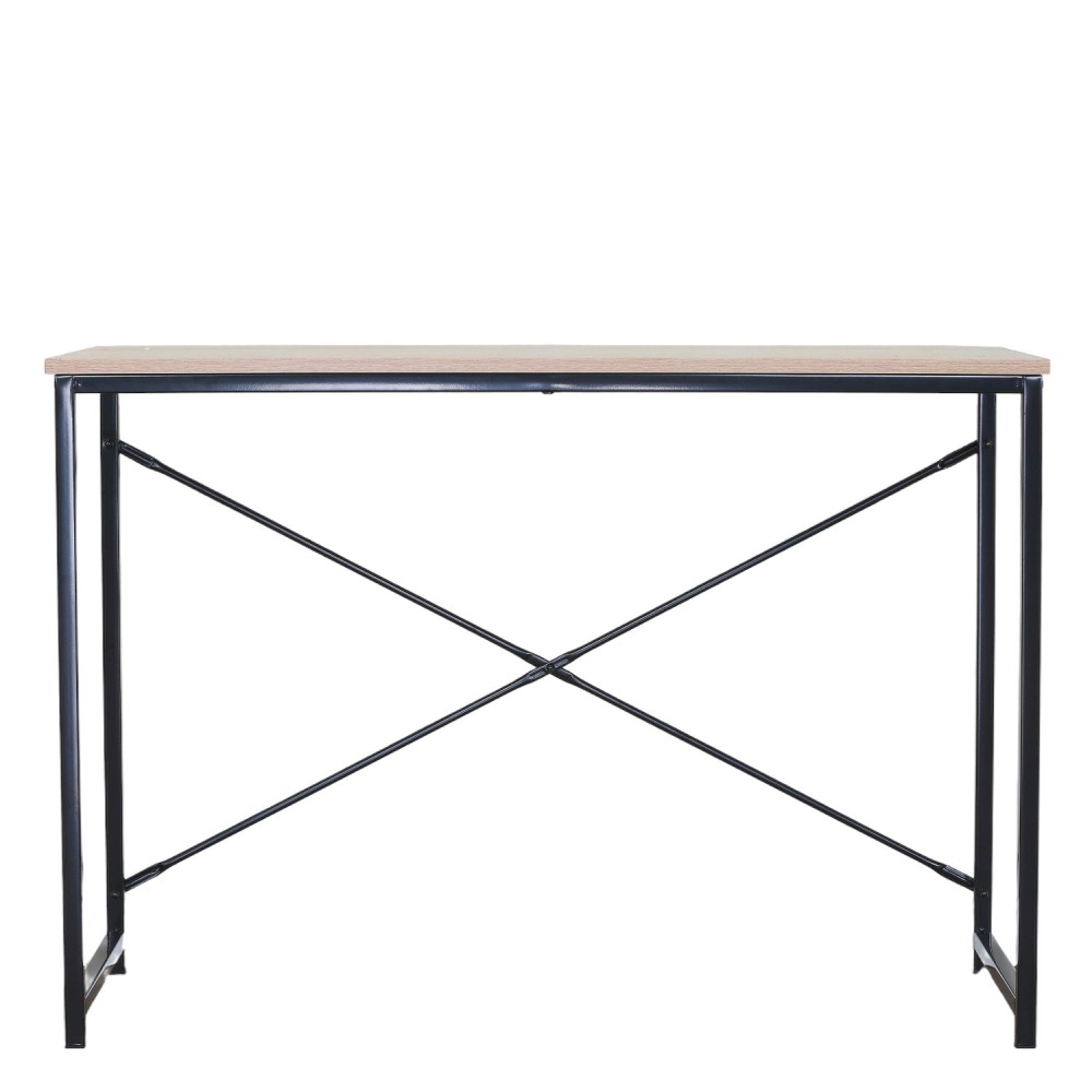 Γραφείο ArteLibre HALDEN Δρυς/Μαύρο Μοριοσανίδα/Μέταλλο 100x40x70cm Γραφείο ArteLibre HALDEN Δρυς/Μαύρο Μοριοσανίδα/Μέταλλο 100x40x70cm