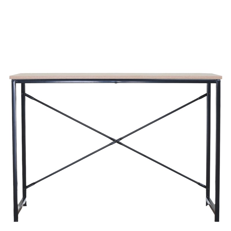 Γραφείο ArteLibre HALDEN Δρυς/Μαύρο Μοριοσανίδα/Μέταλλο 100x40x70cm Γραφείο ArteLibre HALDEN Δρυς/Μαύρο Μοριοσανίδα/Μέταλλο 100x40x70cm