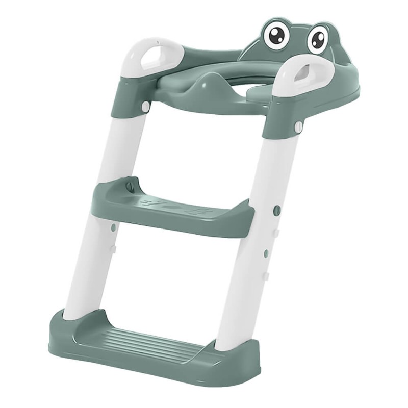 ΚΑΘΙΣΜΑ ΤΟΥΑΛΕΤΑΣ ΜΕ ΧΕΡΟΥΛΙΑ ΚΑΙ ΣΚΑΛΟΠΑΤΑΚΙΑ FROG FOREST GREEN