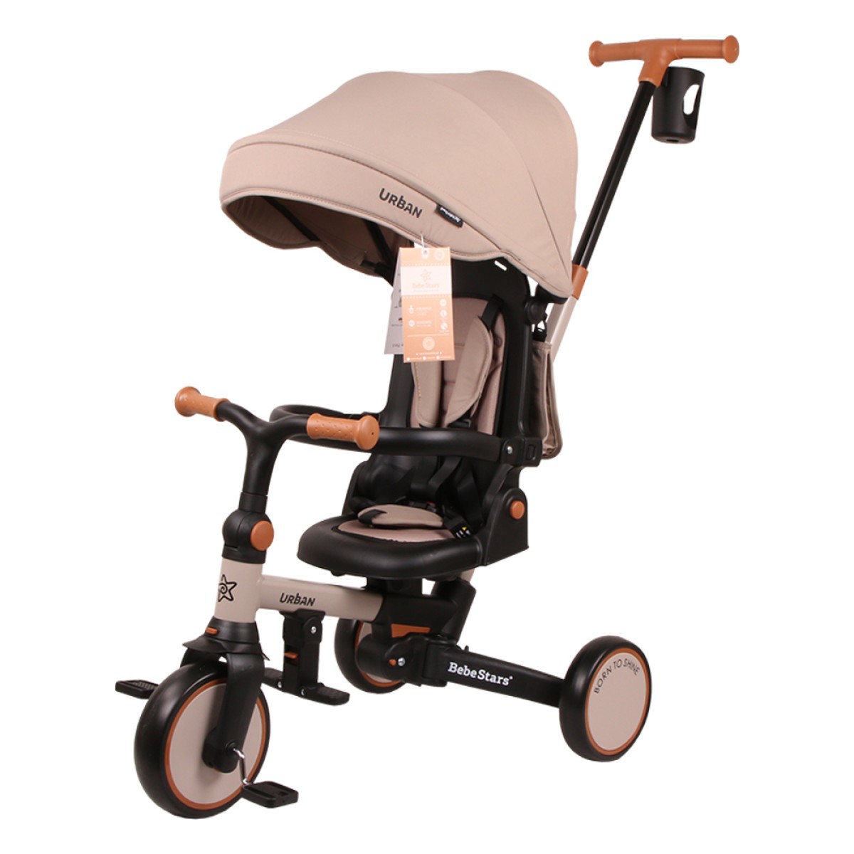ΠΟΔΗΛΑΤΑΚΙ ΤΡΙΚΥΚΛΟ URBAN 7 IN 1 BEIGE