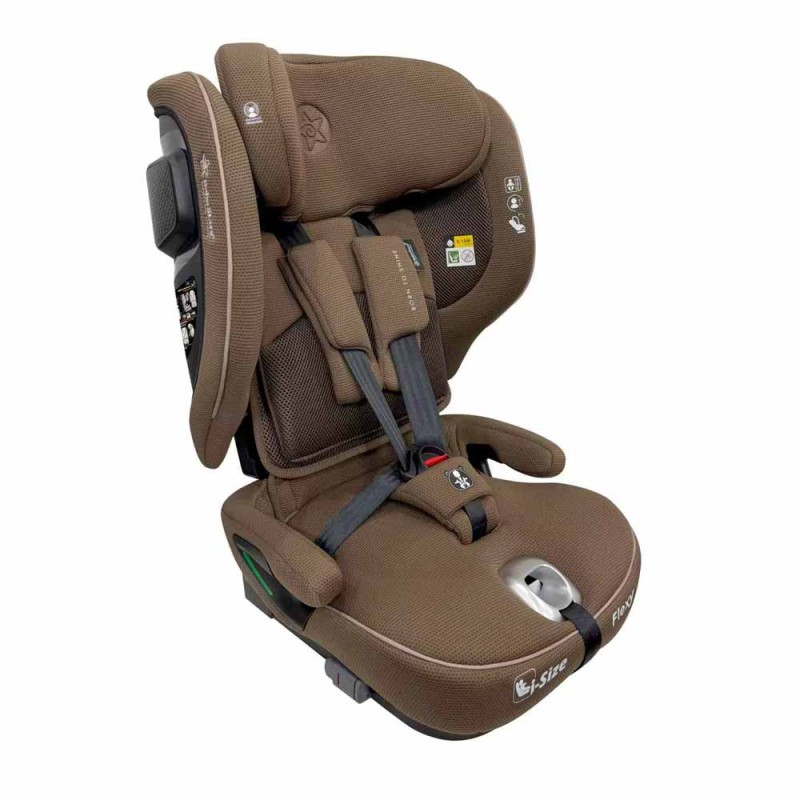 ΚΑΘΙΣΜΑ ΑΥΤΟΚΙΝΗΤΟΥ FLEXY ISOFIX I-SIZE 76-150cm COFFEE
