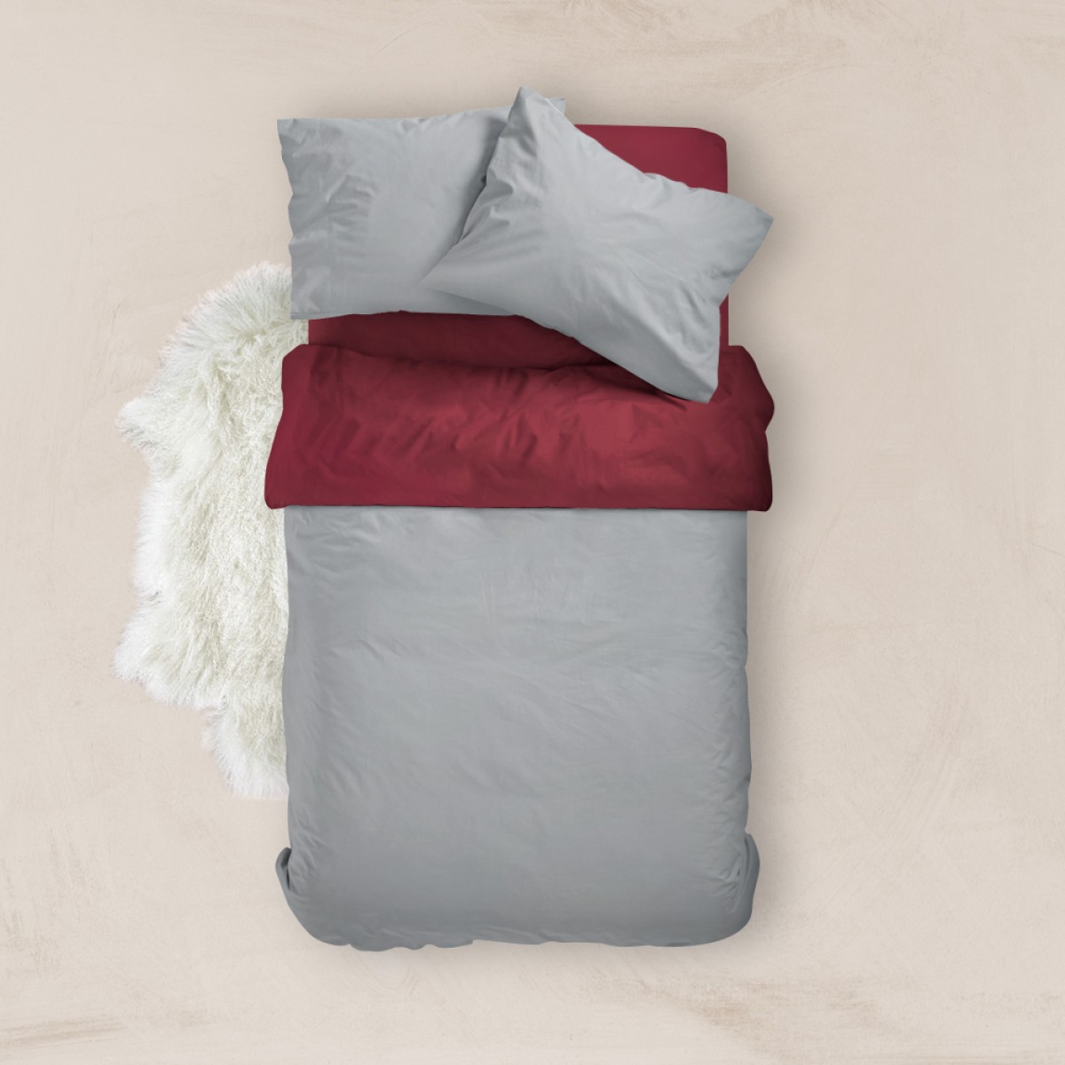 Παπλωματοθήκη Μονόχρωμη Solid Μονή