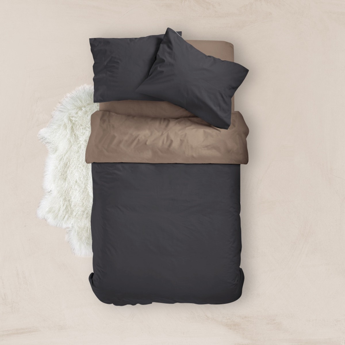 Παπλωματοθήκη Μονόχρωμη Solid Μονή