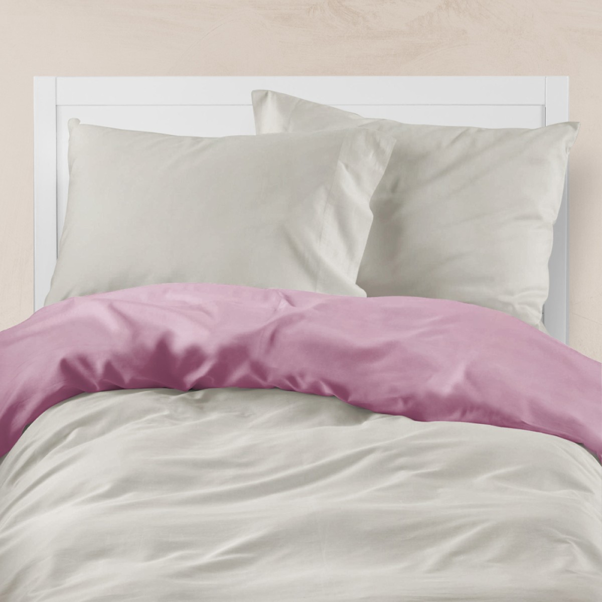 Παπλωματοθήκη Μονόχρωμη Solid Υπέρδιπλη