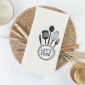 Ποτηρόπανα Κουζίνας Waffle Let's Cook