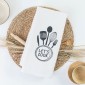 Ποτηρόπανα Κουζίνας Waffle Let's Cook