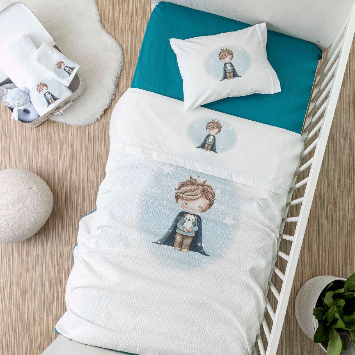 Σεντόνια Κούνιας Σετ Little King