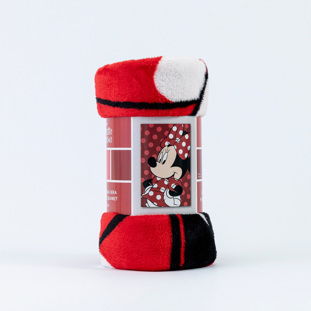 Κουβέρτα Flannel Minnie Red