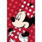 Κουβέρτα Flannel Minnie Red