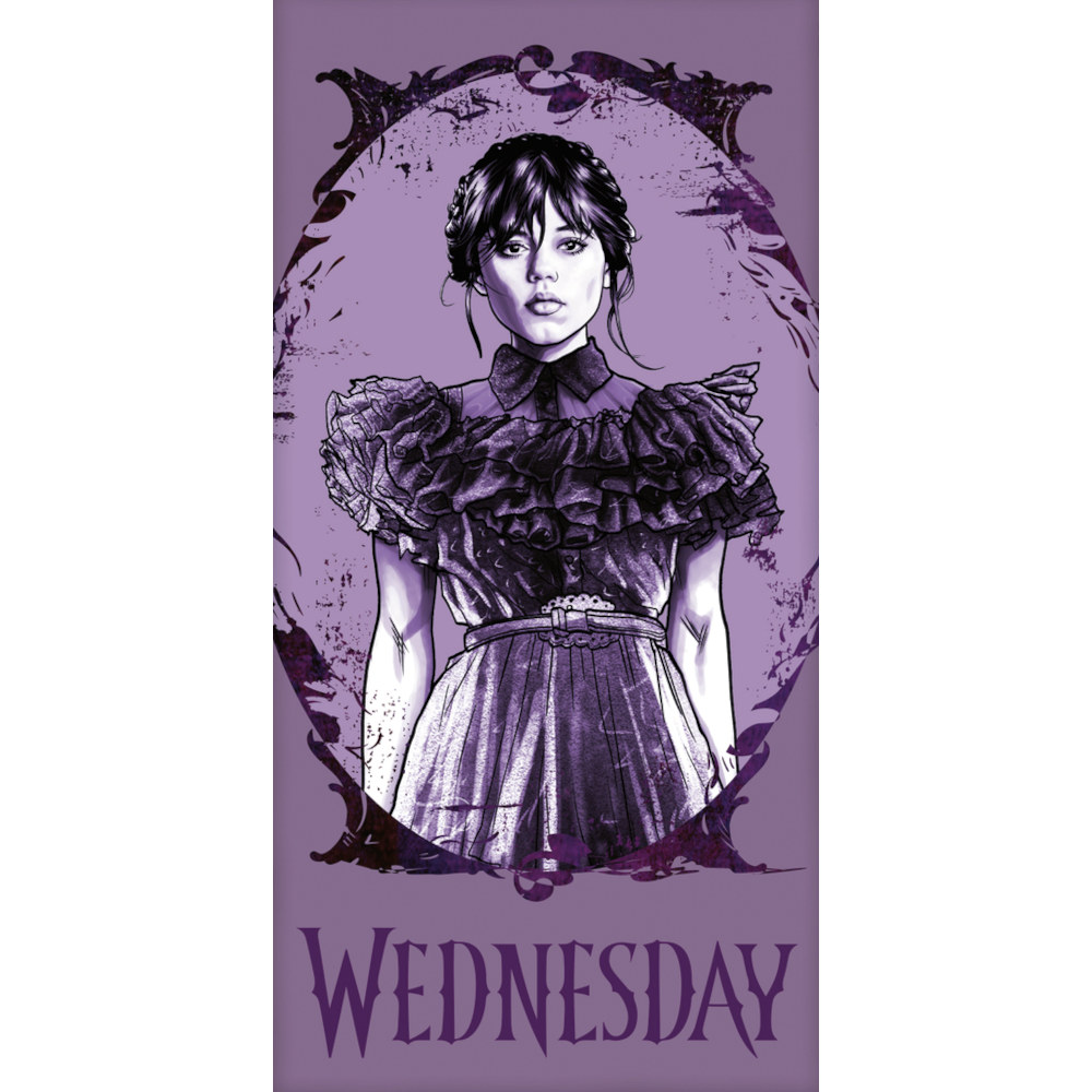 Πετσέτα Θαλάσσης Βαμβακερή Βελούδινη Wednesday 320gsm