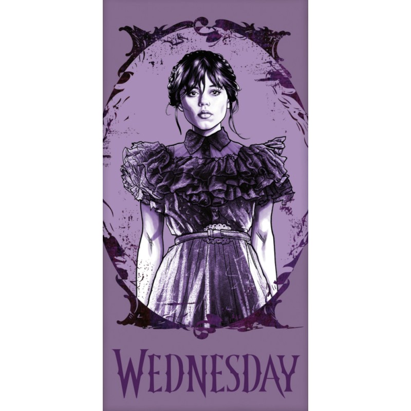 Πετσέτα Θαλάσσης Βαμβακερή Βελούδινη Wednesday 320gsm