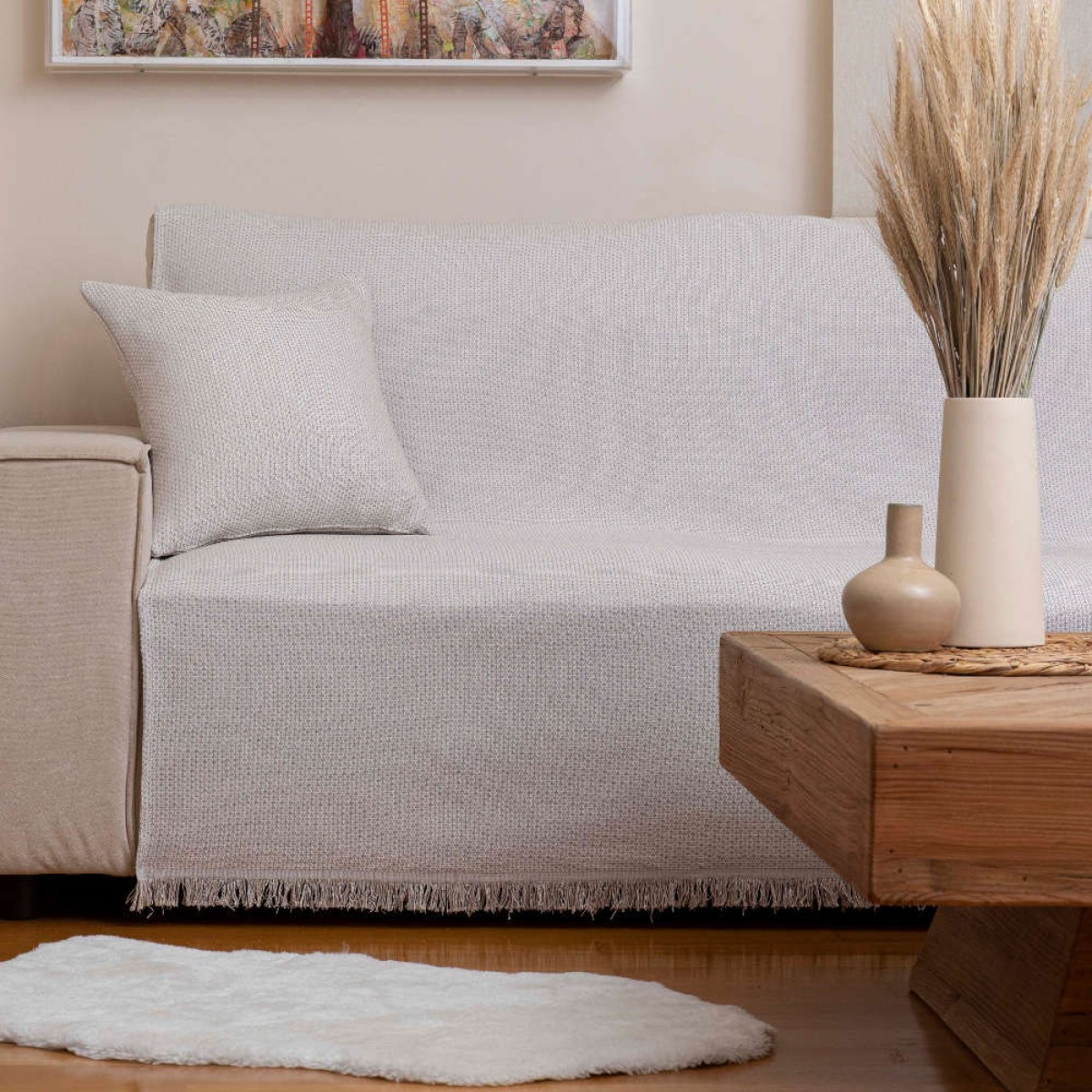 Ριχτάρι Βαμβακερό Διθέσιο Block