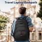 Σακίδιο πλάτης Travel Usb 40L Laptop 17,3” Matein 1714 μαύρο