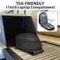 Σακίδιο πλάτης Travel Usb 40L Laptop 17,3” Matein 1714 μαύρο