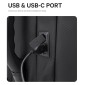 Σακίδιο πλάτης vacuum Tsa Lock με ζυγαριά 36L Laptop 17,3” Bange 1909-8 μαύρο