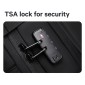 Σακίδιο πλάτης vacuum Tsa Lock με ζυγαριά 36L Laptop 17,3” Bange 1909-8 μαύρο