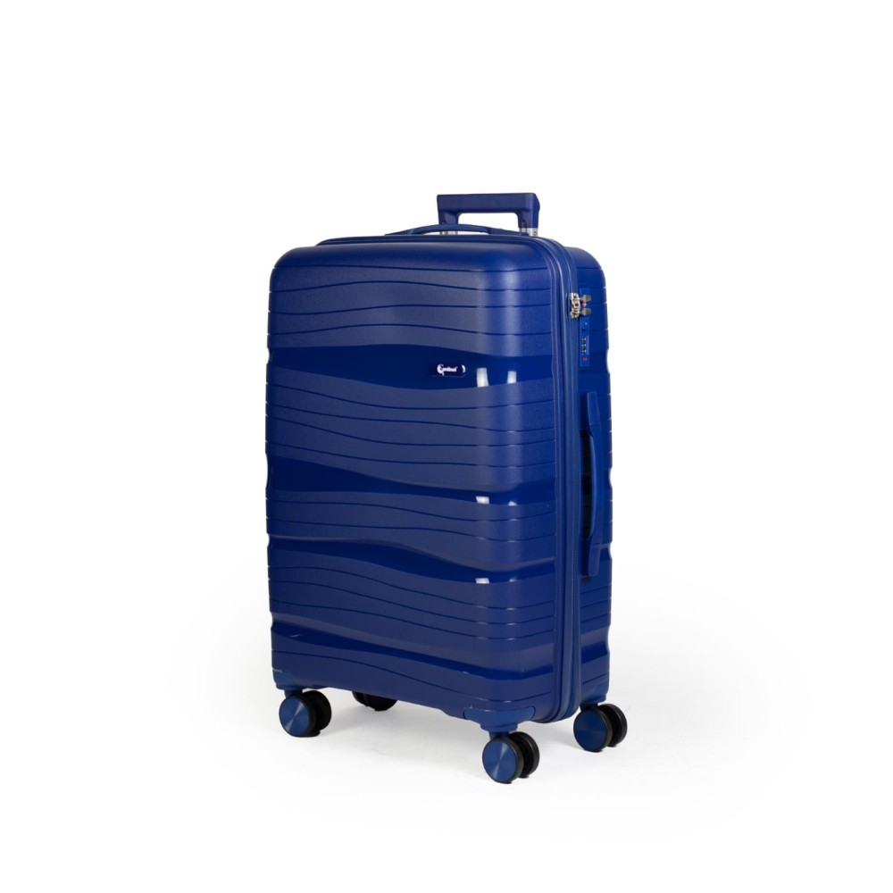 Βαλίτσα trolley Cardinal (PP) μεσαία 2014/60cm σκούρο μπλέ