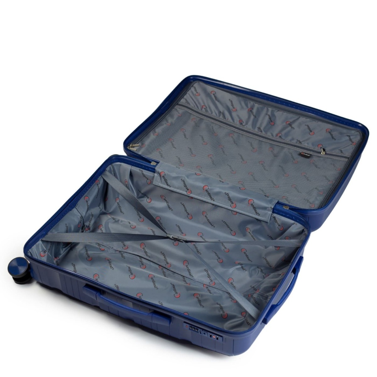Βαλίτσα trolley Cardinal (PP) μεσαία 2014/60cm σκούρο μπλέ