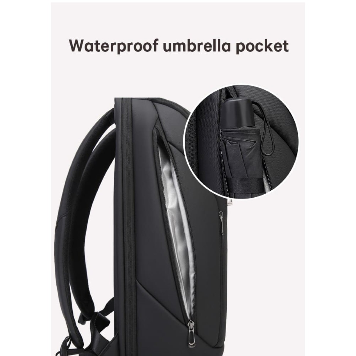 Σακίδιο πλάτης 24L Laptop 15,6” Bange 2517 μαύρο