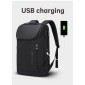 Σακίδιο πλάτης 24L Laptop 15,6” Bange 2517 μαύρο